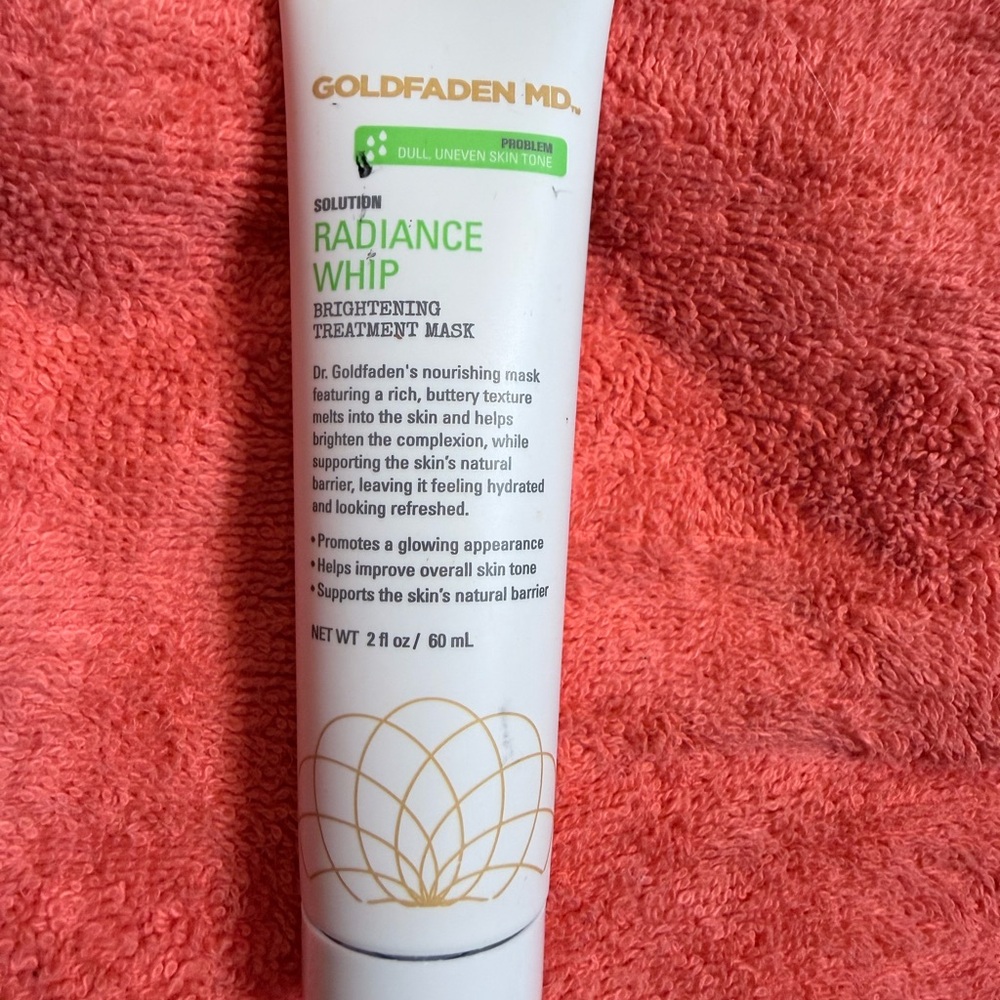 Goldfaden MD Radiance Whip Brightening Treatment Mask - White New